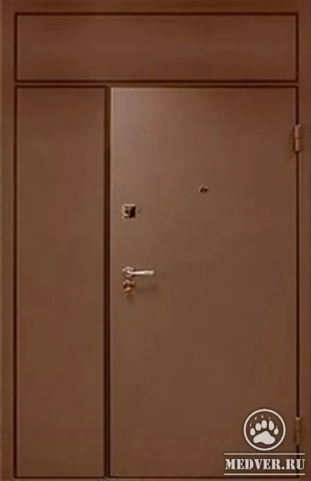 Тамбурная дверь с боковой и верхней вставкой-33